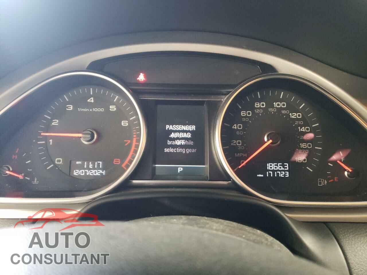 AUDI Q7 2012 - WA1LGAFEXCD006204