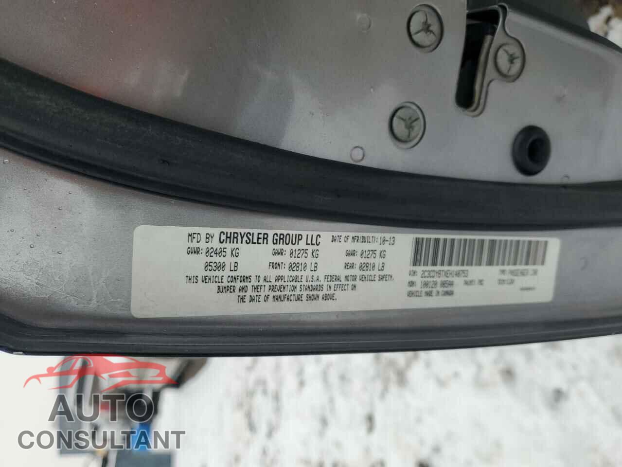 DODGE CHALLENGER 2014 - 2C3CDYBTXEH148753