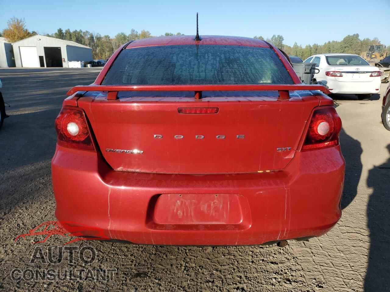 DODGE AVENGER 2013 - 1C3CDZCB0DN759456