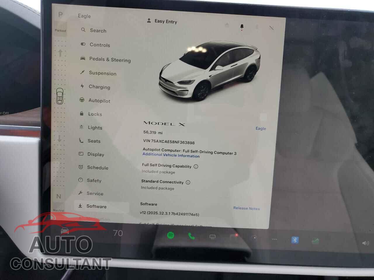 TESLA MODEL X 2022 - 7SAXCAE58NF363898
