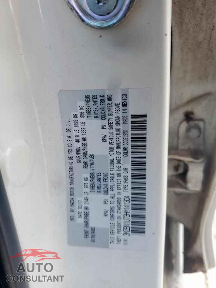 MAZDA 3 2017 - 3MZBN1U73HM141304