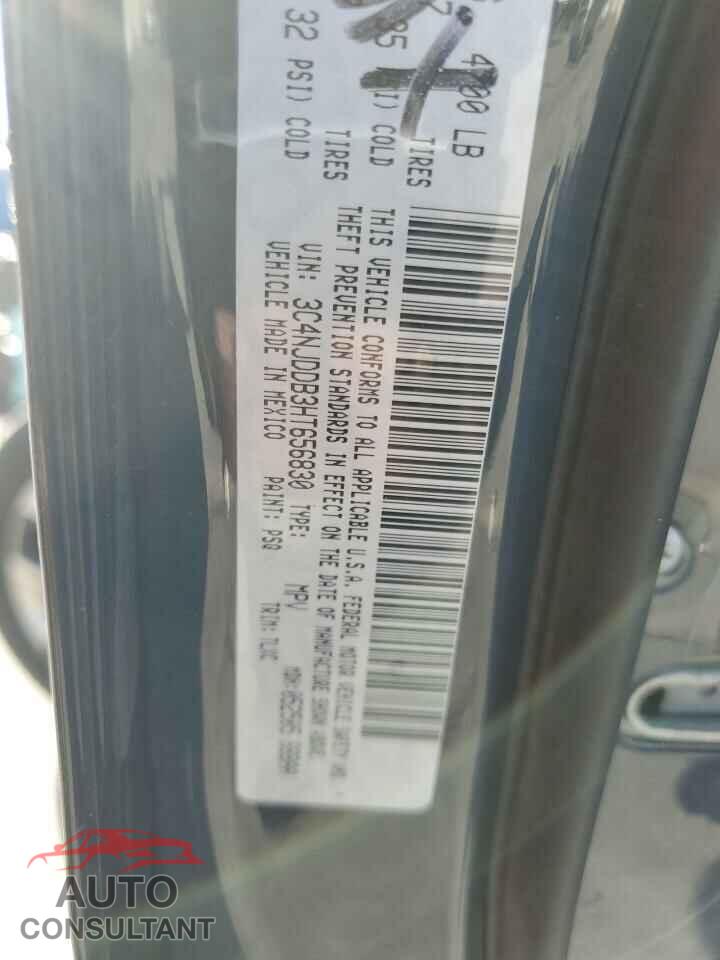 JEEP COMPASS 2017 - 3C4NJDDB3HT656830