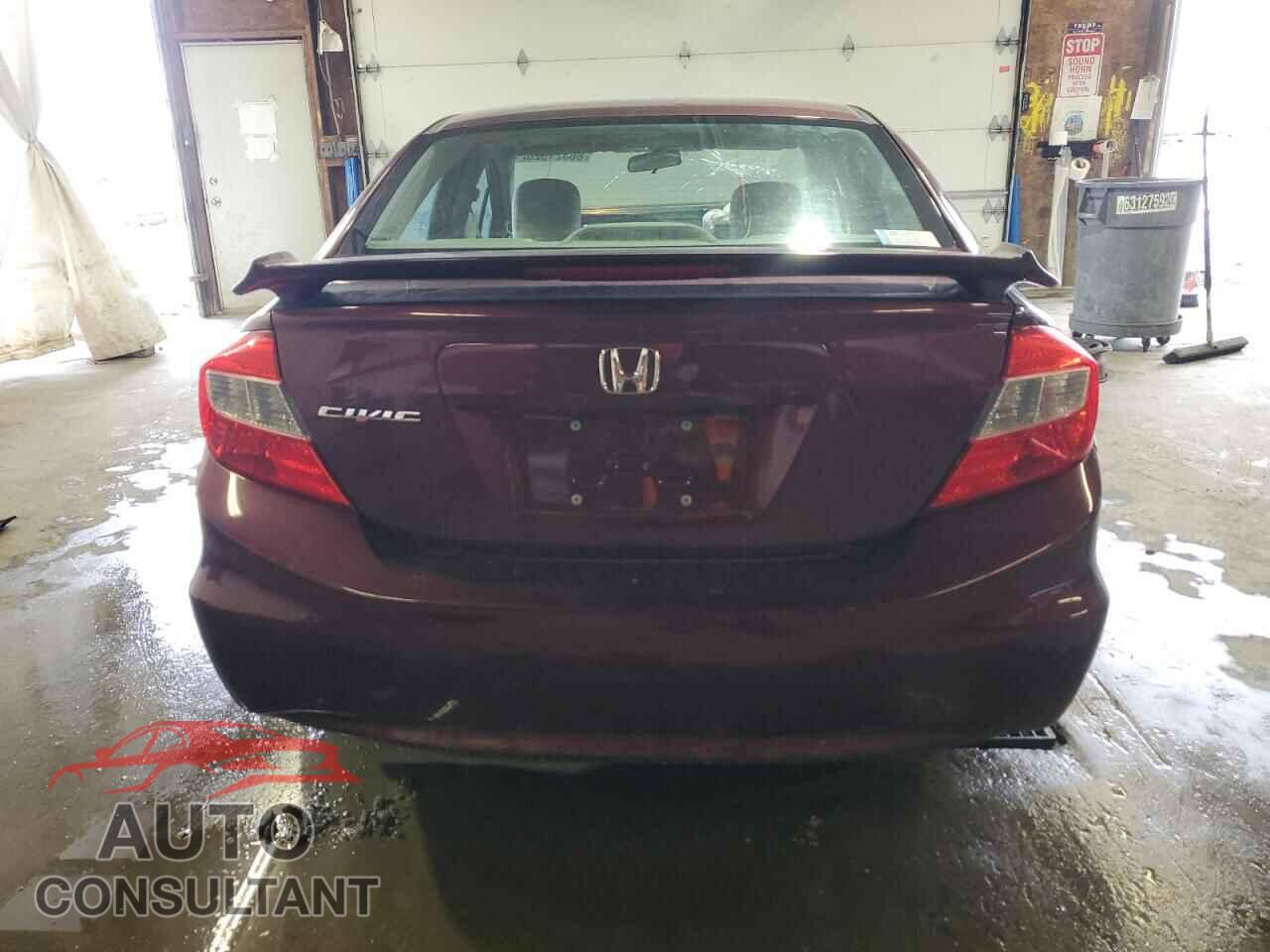 HONDA CIVIC 2012 - 19XFB2F89CE317509