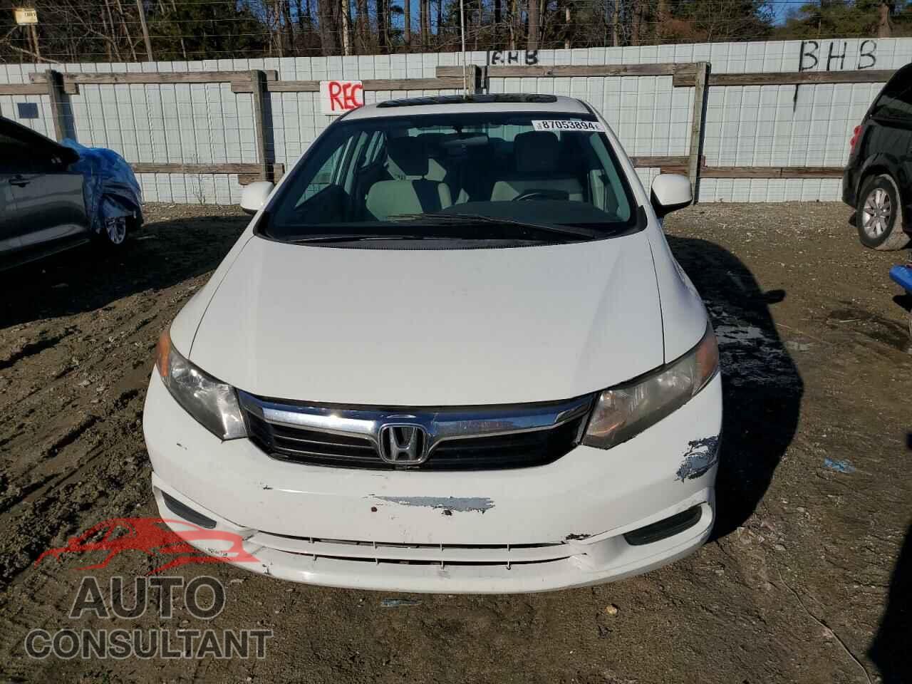 HONDA CIVIC 2012 - 2HGFB2F85CH552074