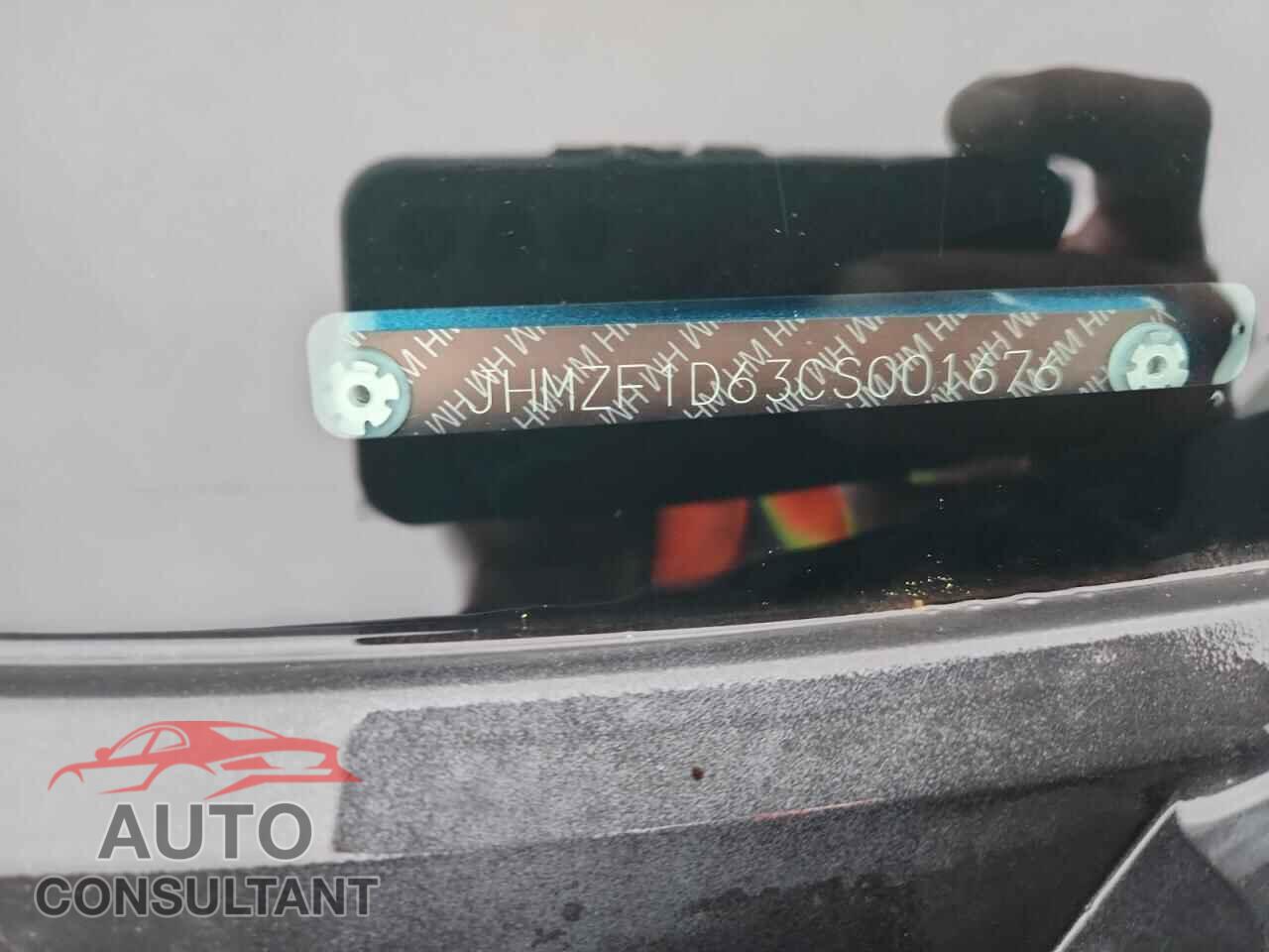 HONDA CRZ 2012 - JHMZF1D63CS001676