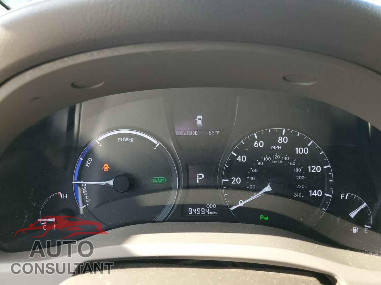 LEXUS RX450 2013 - JTJBC1BA8D2058960