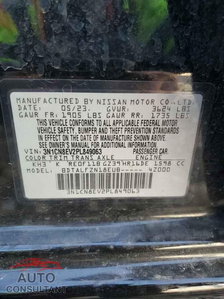 NISSAN VERSA 2023 - 3N1CN8EV2PL849063