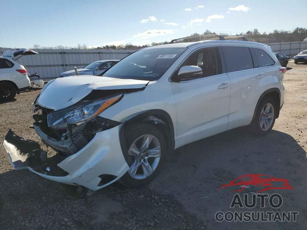 TOYOTA HIGHLANDER 2016 - 5TDDKRFH5GS275562
