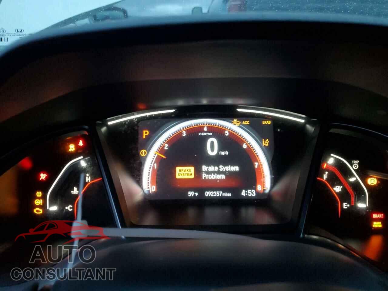 HONDA CIVIC 2020 - 19XFC2F86LE200418