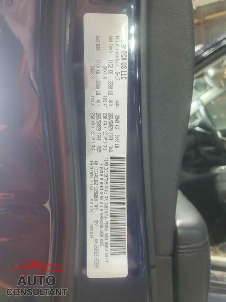DODGE DURANGO 2017 - 1C4RDJDG1HC896859