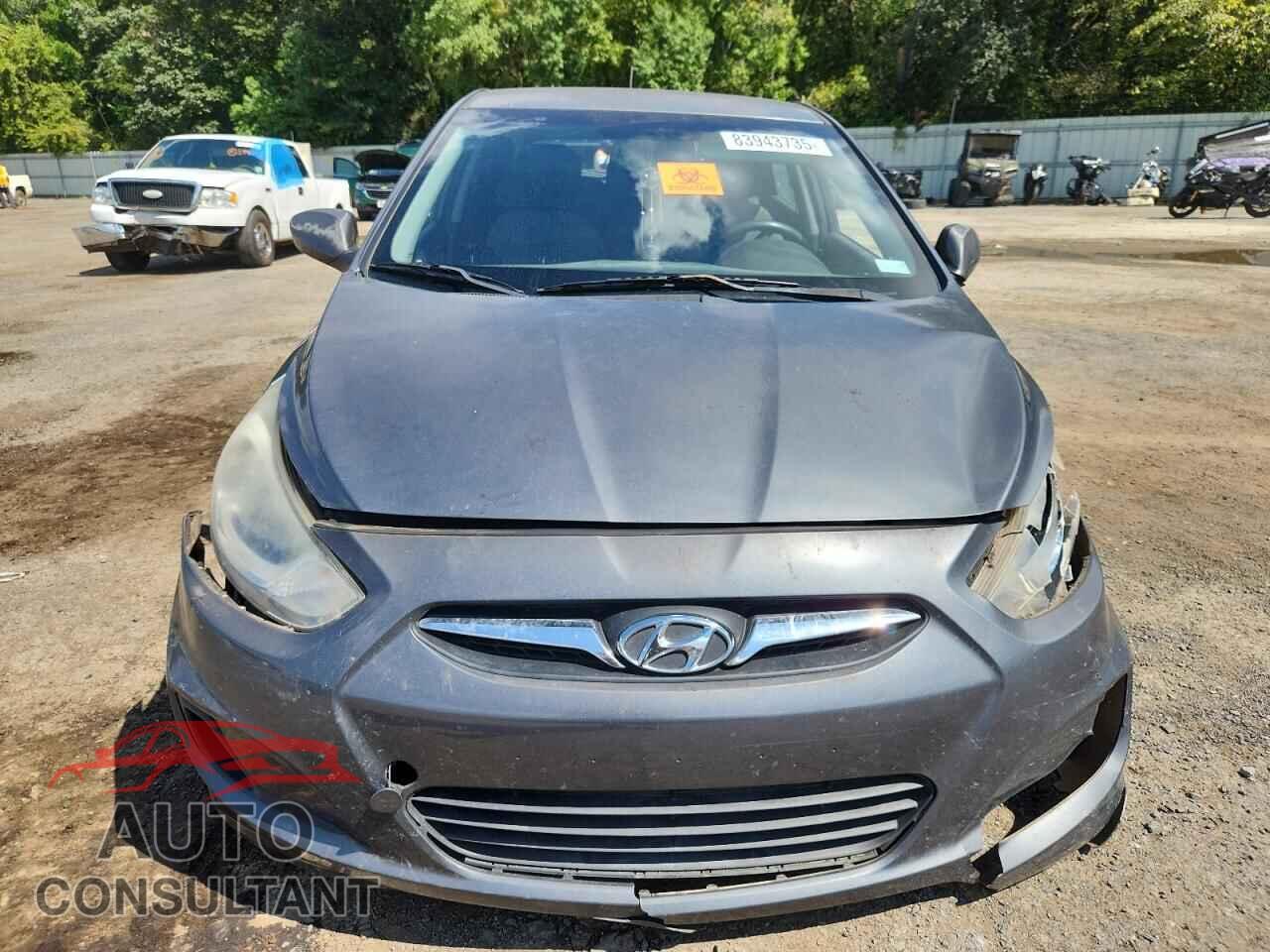 HYUNDAI ACCENT 2012 - KMHCT5AE2CU041007