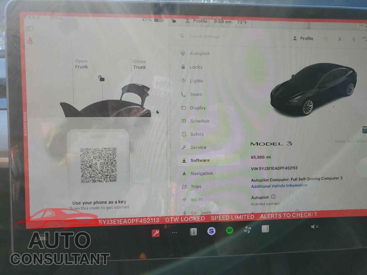 TESLA MODEL 3 2023 - 5YJ3E1EA0PF452113