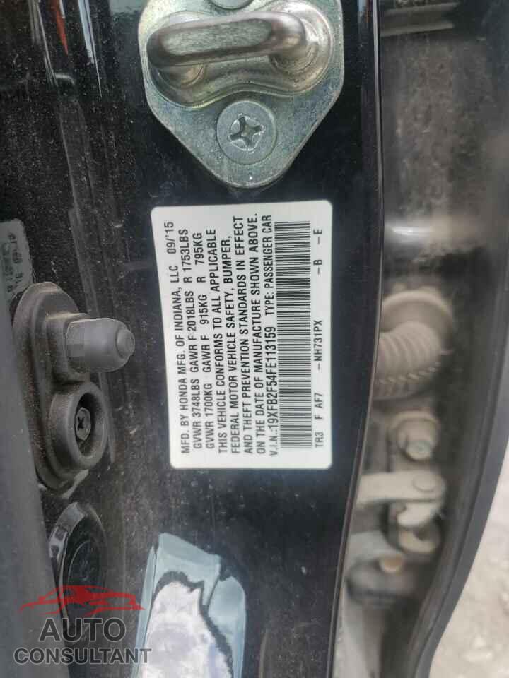 HONDA CIVIC 2015 - 19XFB2F54FE113159