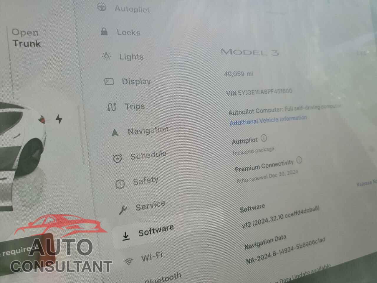 TESLA MODEL 3 2023 - 5YJ3E1EA6PF451600