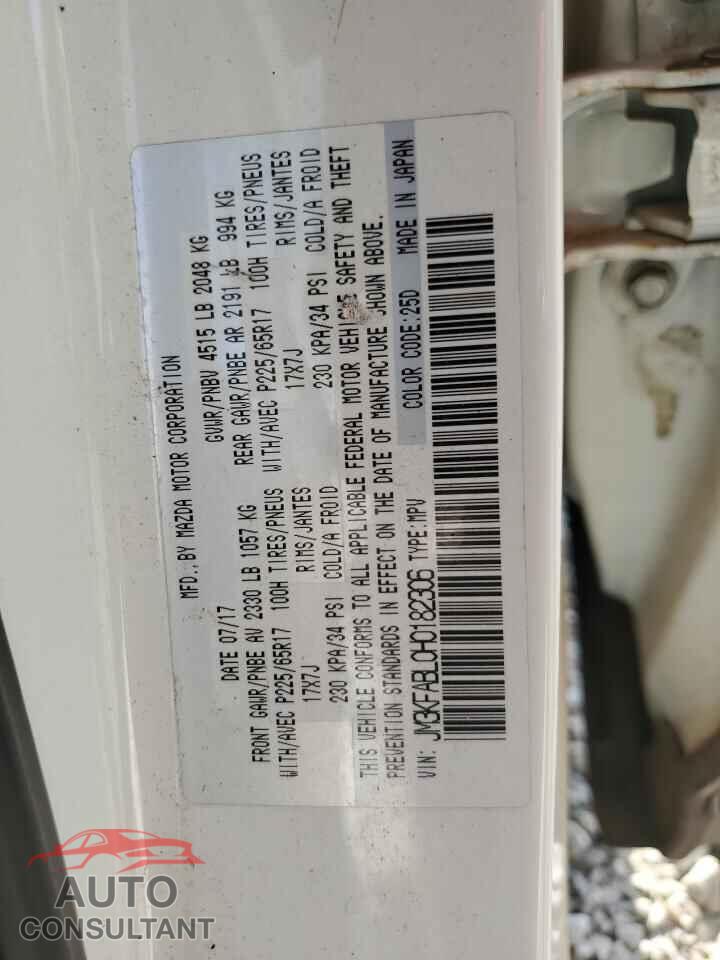 MAZDA CX-5 2017 - JM3KFABL0H0182306