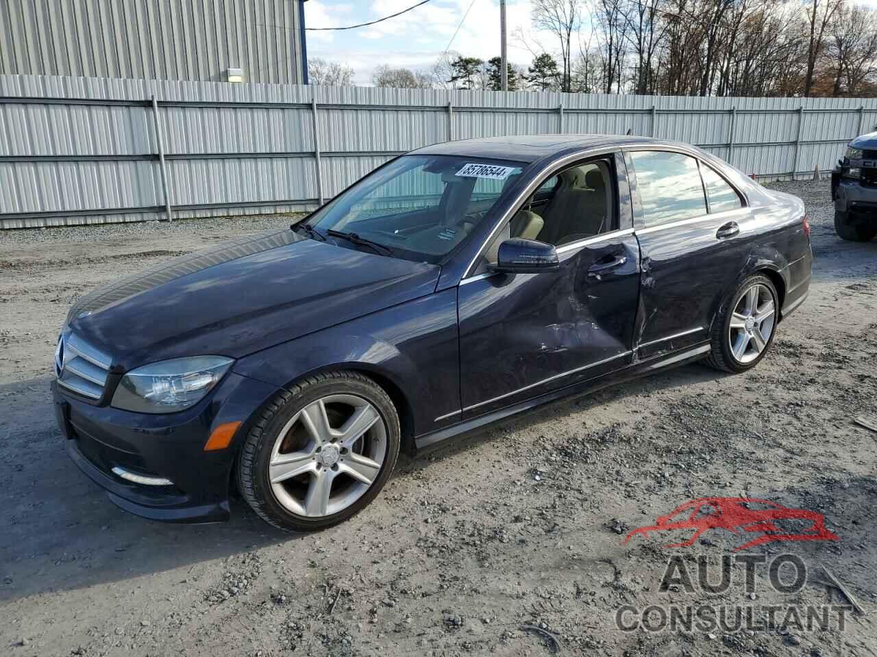 MERCEDES-BENZ C-CLASS 2011 - WDDGF8BB5BF528701