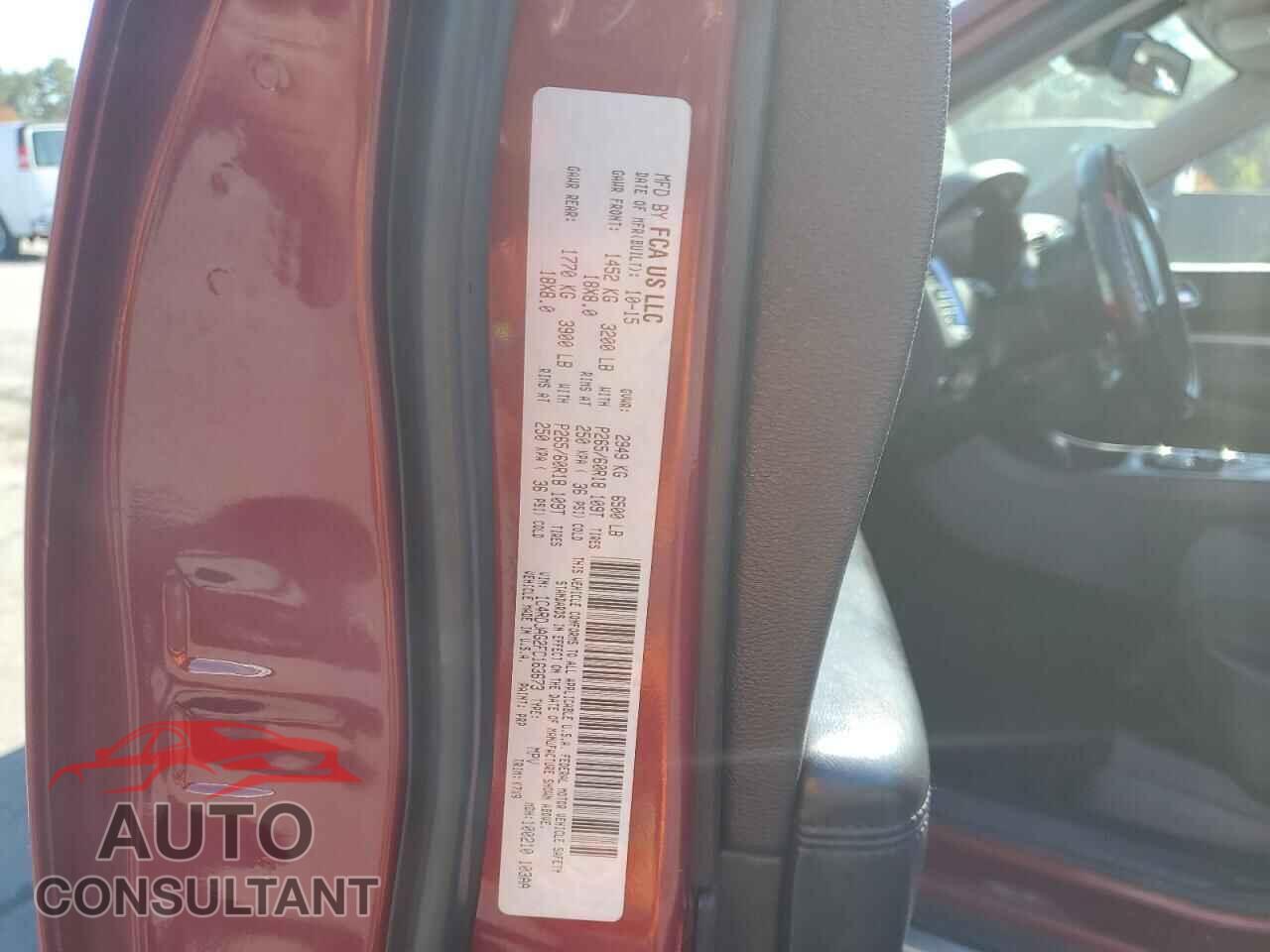 DODGE DURANGO 2015 - 1C4RDJAG2FC163673