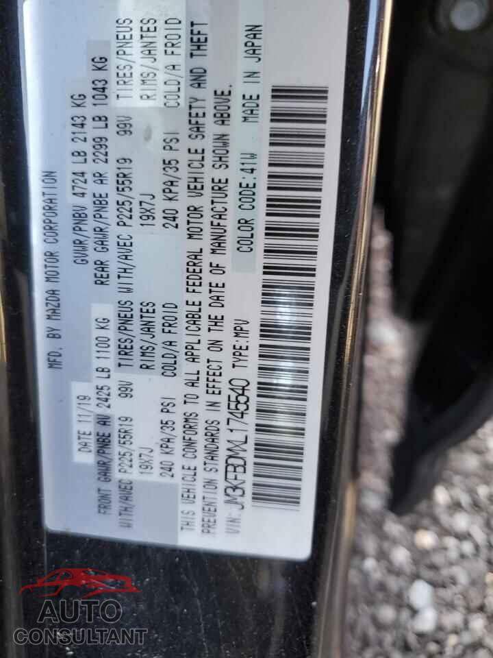 MAZDA CX-5 2020 - JM3KFBDMXL1745540