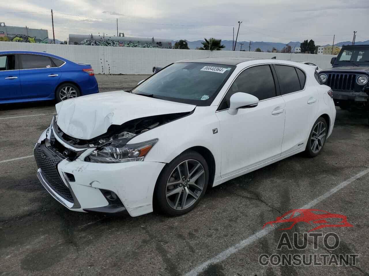 LEXUS CT 200 2017 - JTHKD5BH9H2300342