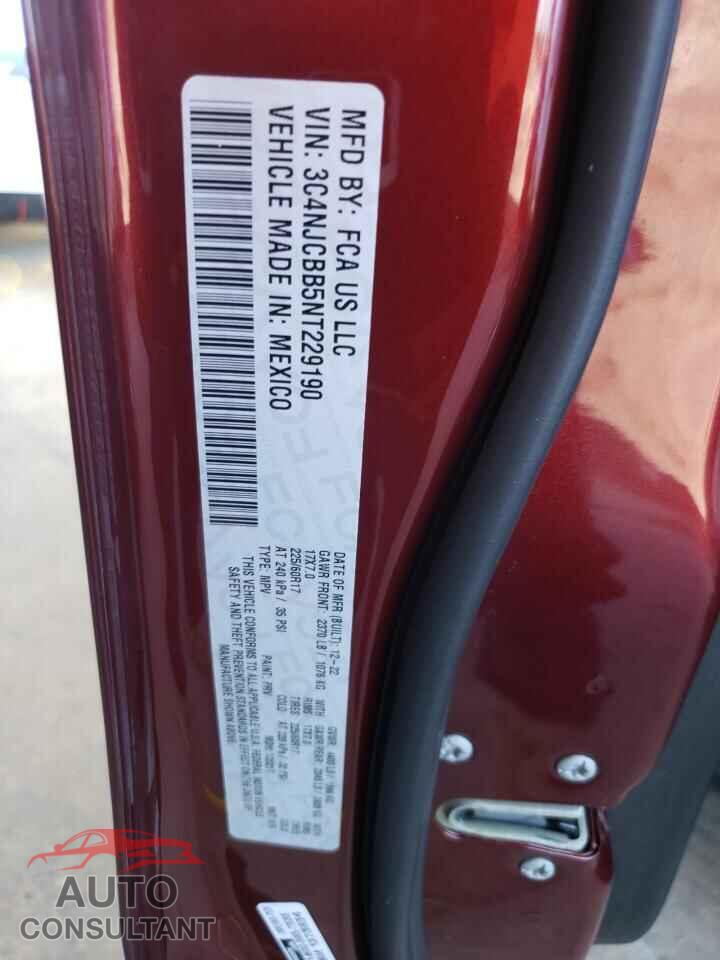 JEEP COMPASS 2022 - 3C4NJCBB5NT229190