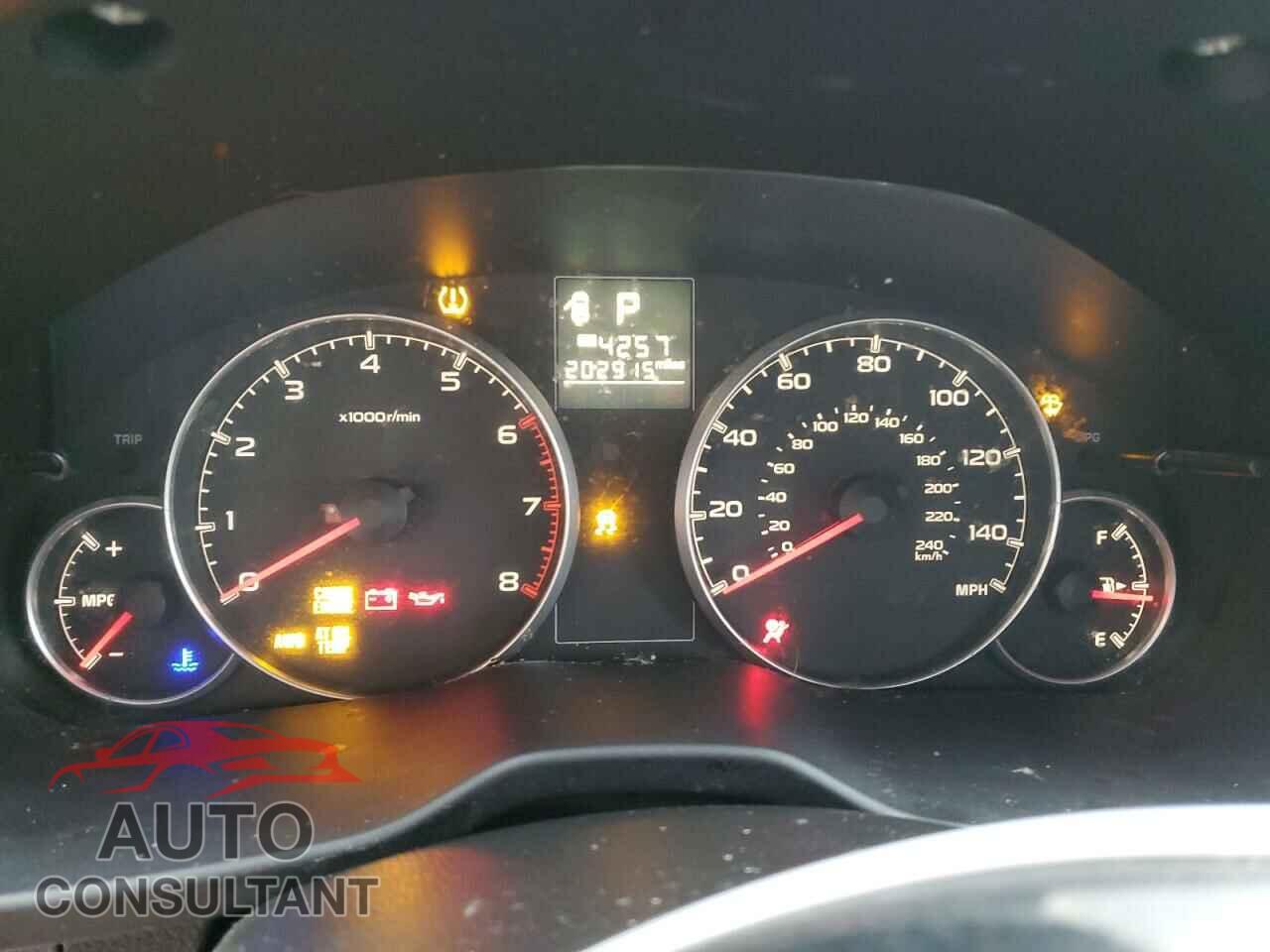 SUBARU OUTBACK 2013 - 4S4BRBGC0D3304262