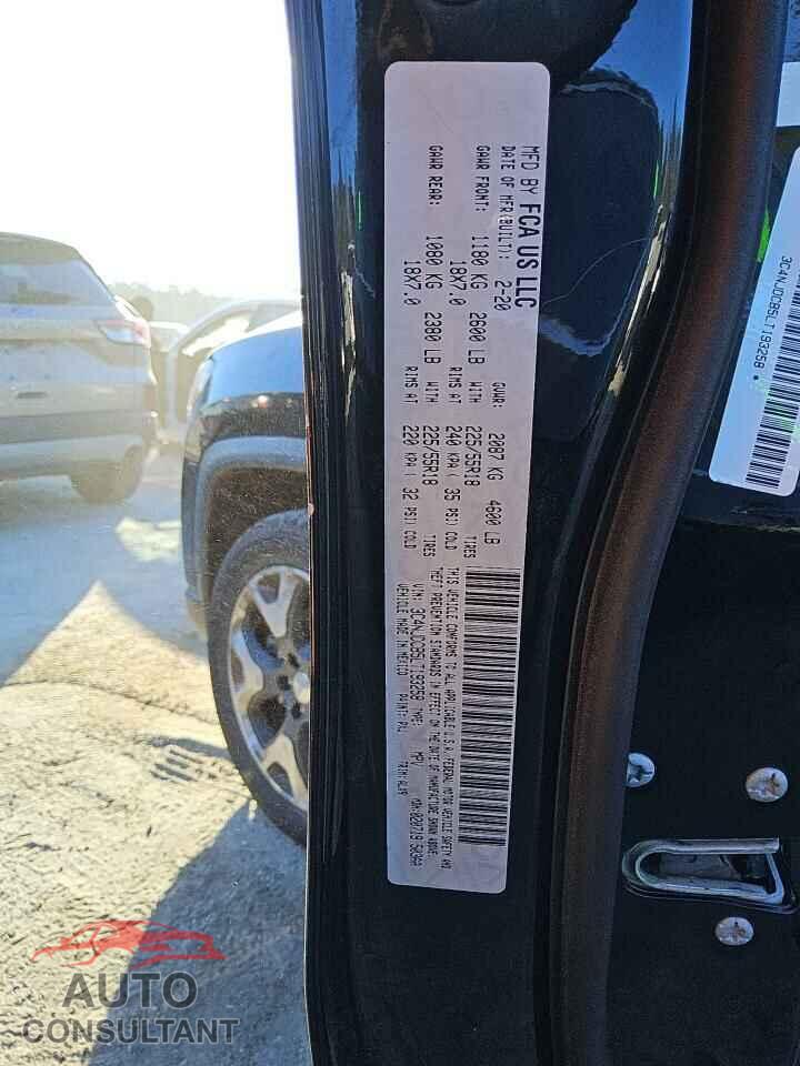 JEEP COMPASS 2020 - 3C4NJDCB5LT193258