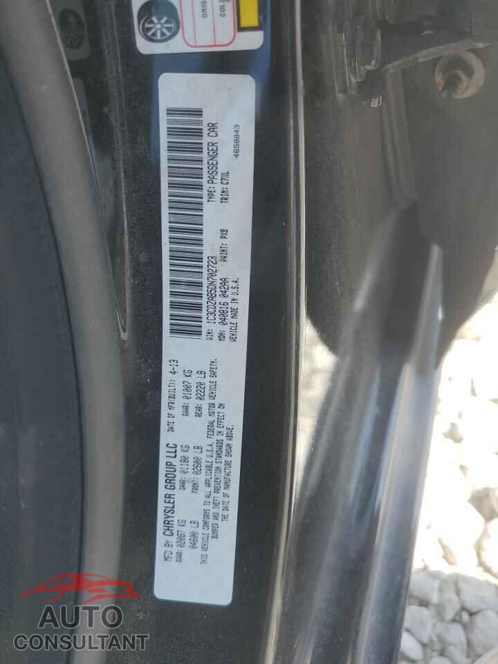 DODGE AVENGER 2013 - 1C3CDZAB5DN702723