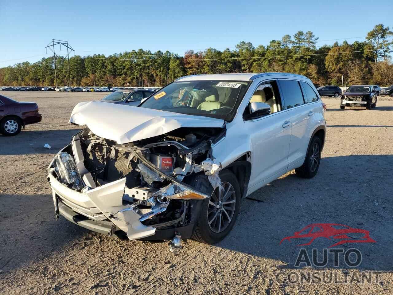 TOYOTA HIGHLANDER 2018 - 5TDKZRFH8JS284203