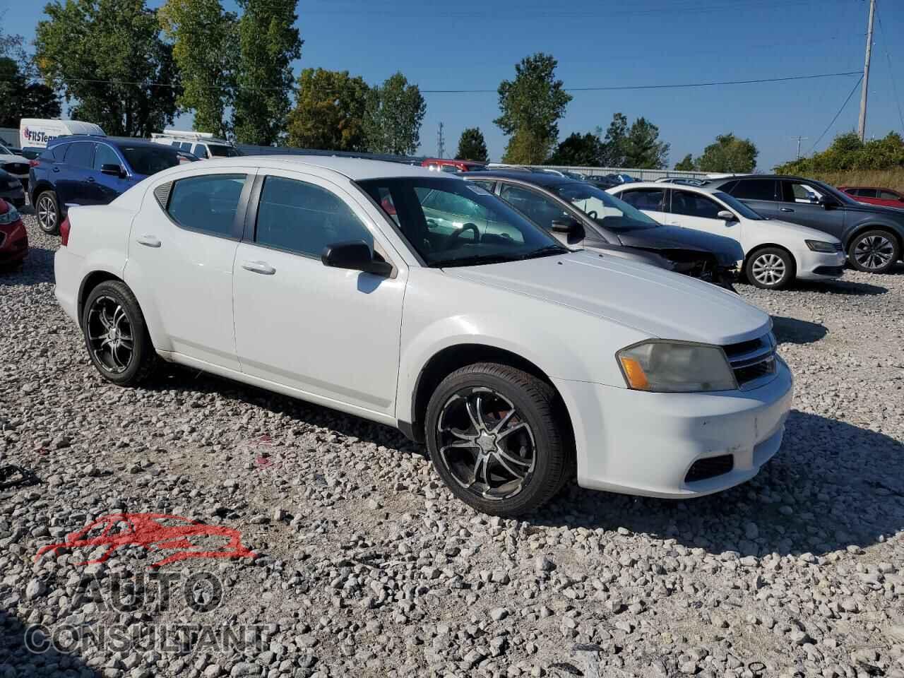 DODGE AVENGER 2013 - 1C3CDZAB8DN551909