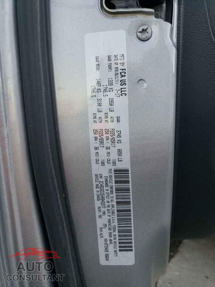 DODGE CARAVAN 2017 - 2C4RDGEG5HR842277