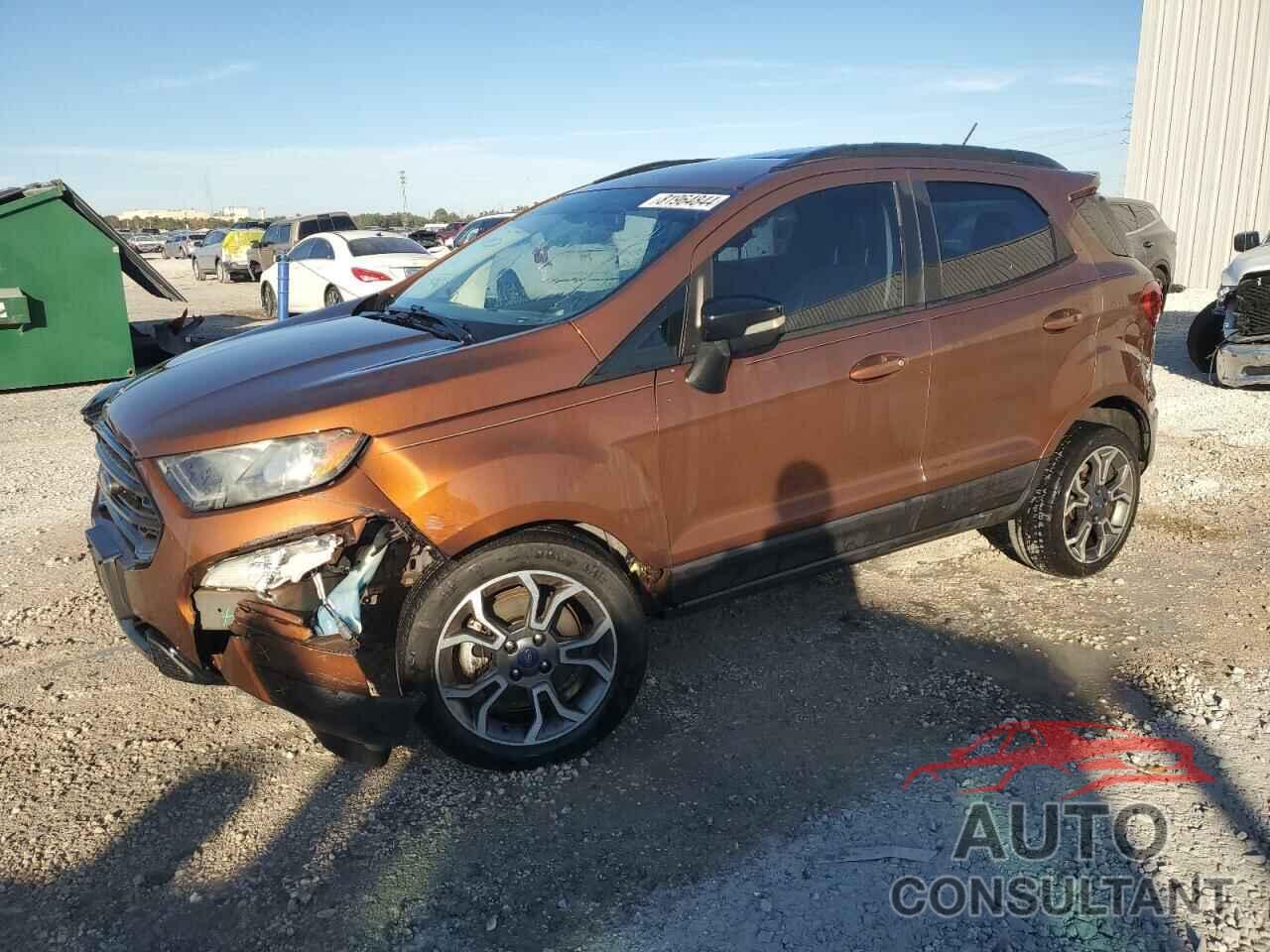 FORD ECOSPORT 2019 - MAJ6S3JL9KC306202
