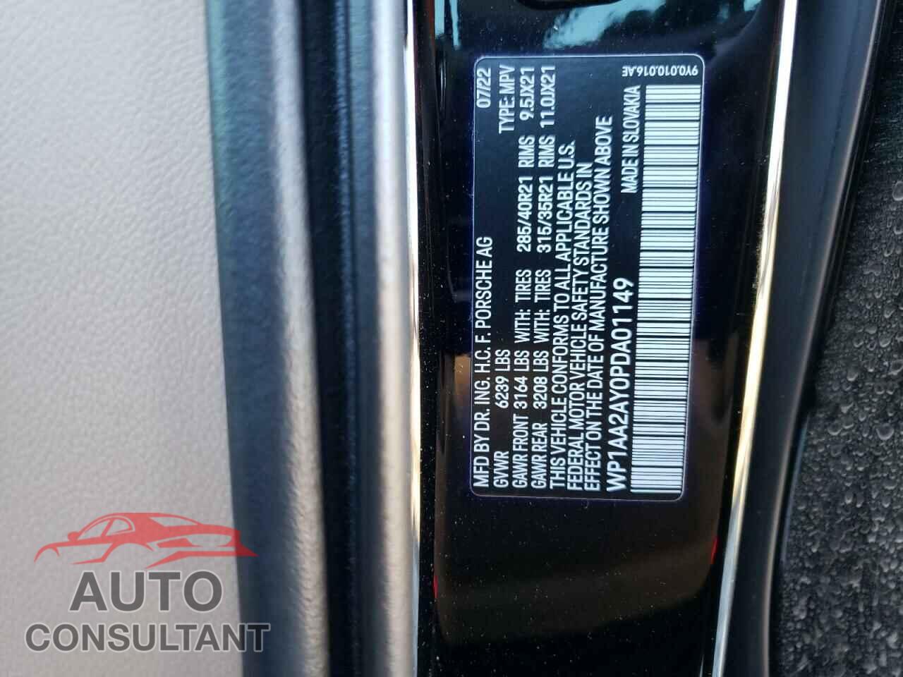PORSCHE CAYENNE BA 2023 - WP1AA2AY0PDA01149