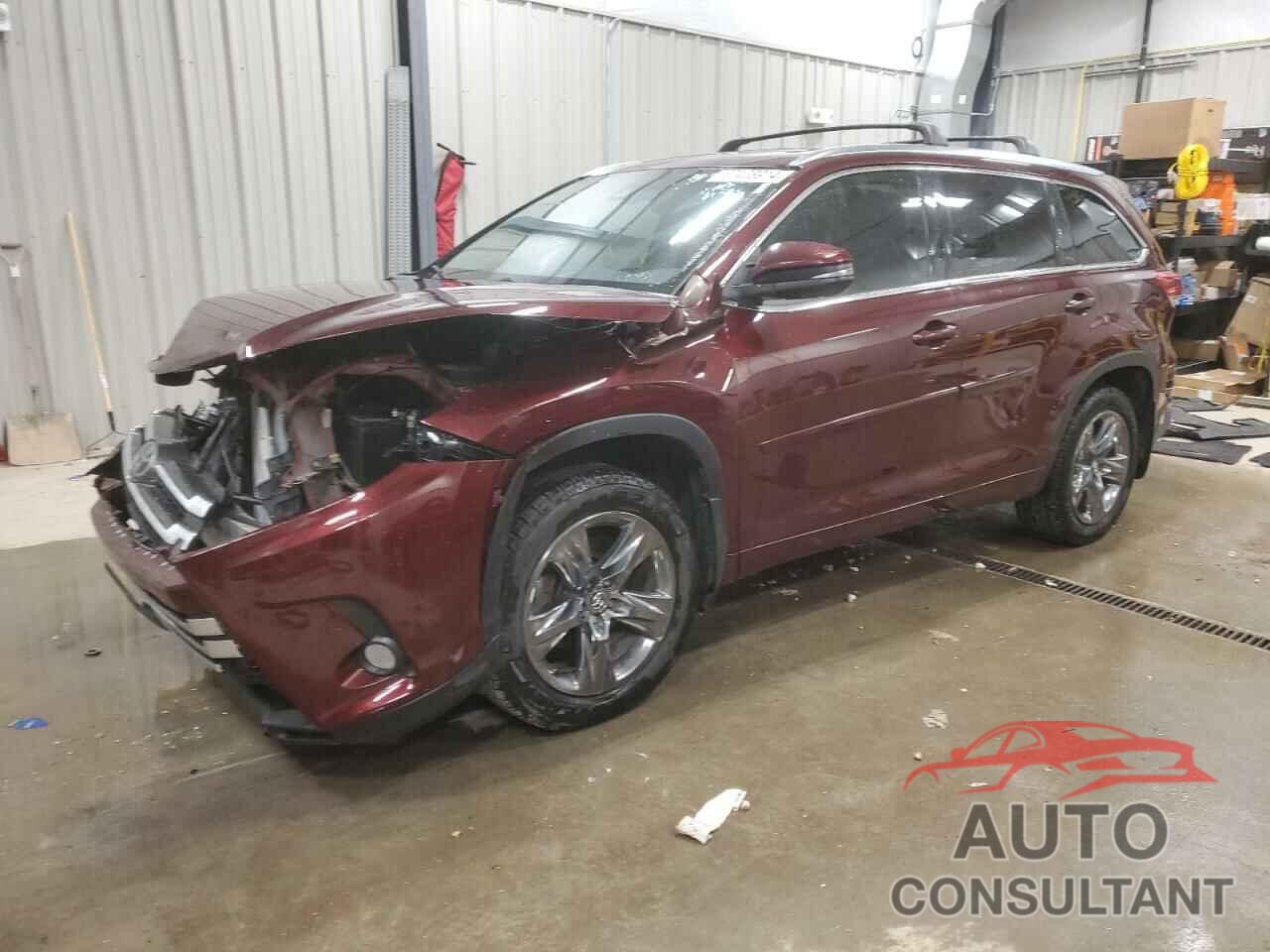 TOYOTA HIGHLANDER 2018 - 5TDDZRFHXJS862035