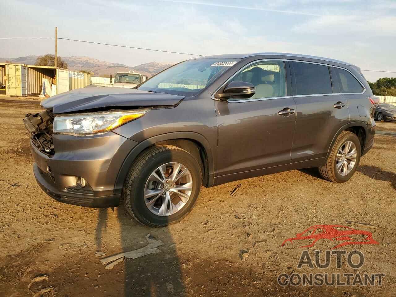 TOYOTA HIGHLANDER 2015 - 5TDKKRFH8FS084014