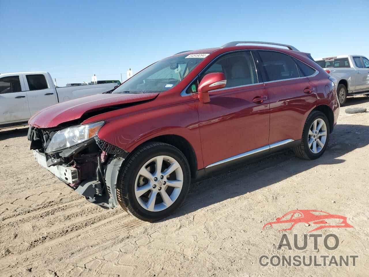 LEXUS RX350 2010 - 2T2BK1BA9AC063163