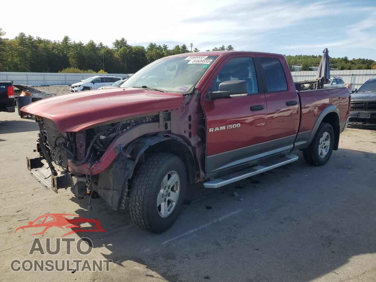 DODGE RAM 1500 2012 - 1C6RD7GP3CS303779
