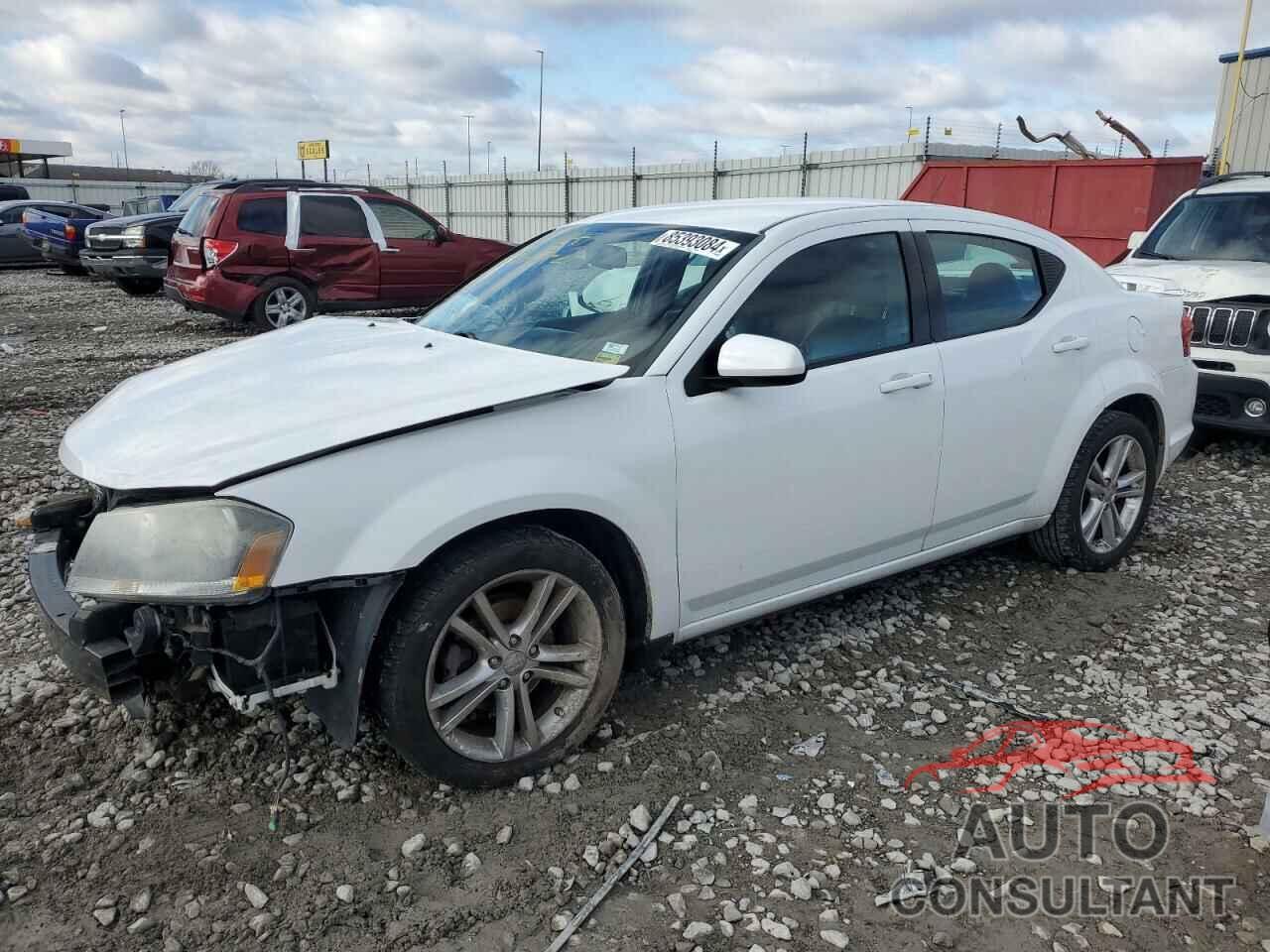 DODGE AVENGER 2013 - 1C3CDZCG6DN507934