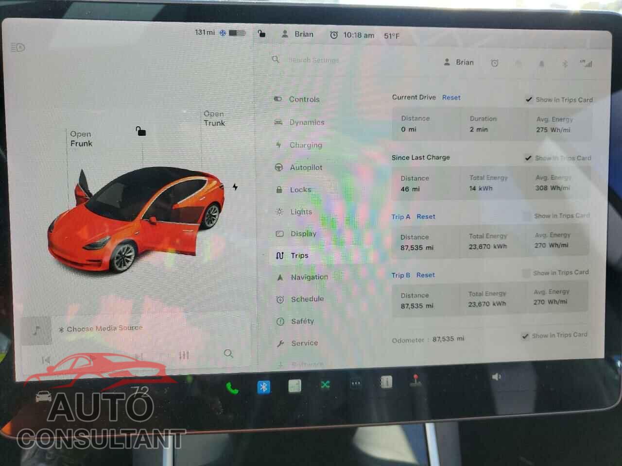 TESLA MODEL 3 2019 - 5YJ3E1EB5KF434045