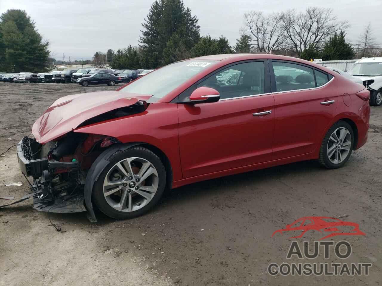 HYUNDAI ELANTRA 2017 - KMHD84LF4HU127545