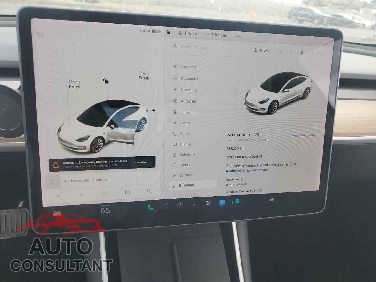 TESLA MODEL 3 2020 - 5YJ3E1EA7LF631873
