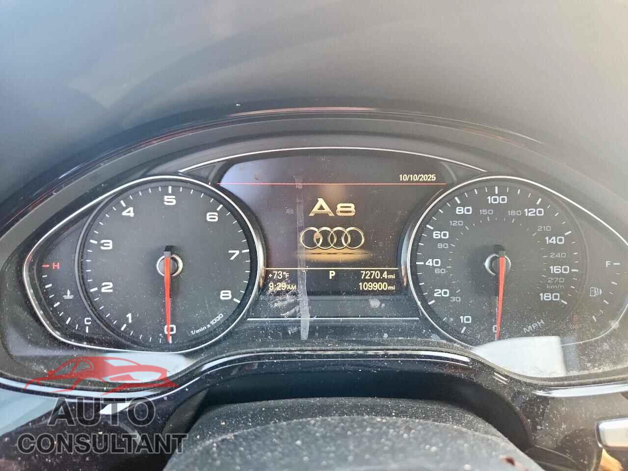 AUDI A8 2013 - WAUR2AFD6DN012290
