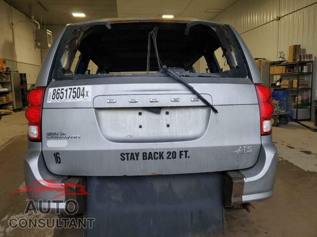 DODGE CARAVAN 2017 - 2C4RDGBG3HR549188