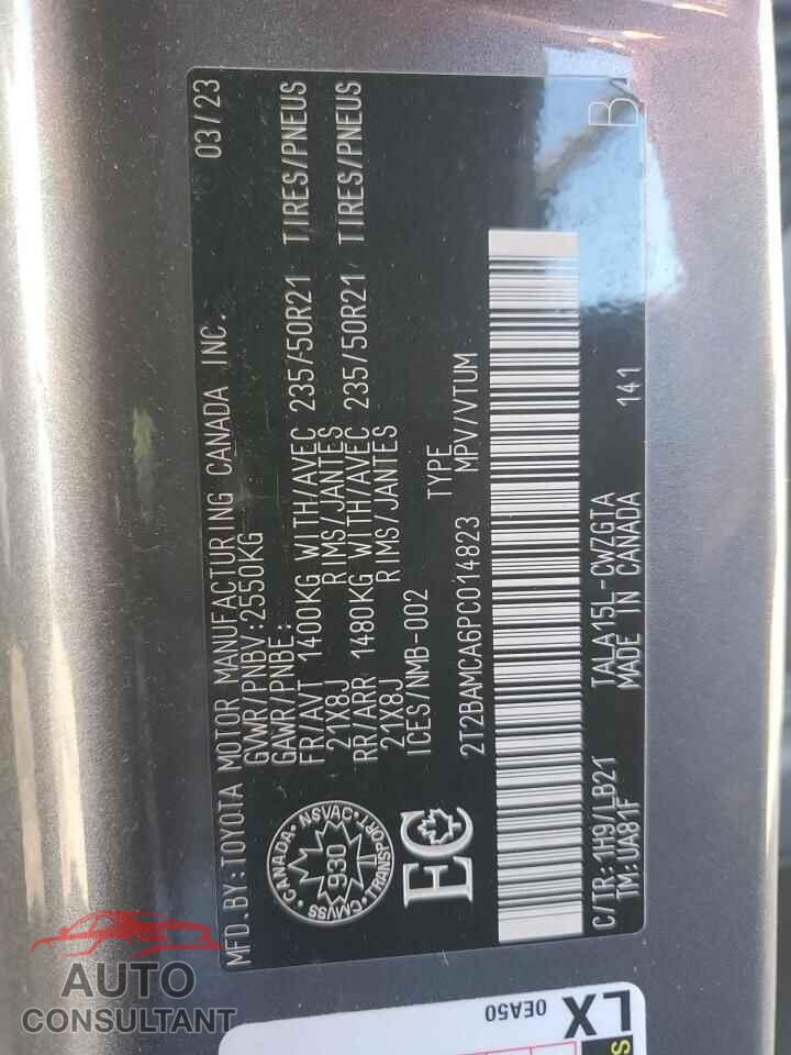 LEXUS RX350 2023 - 2T2BAMCA6PC014823