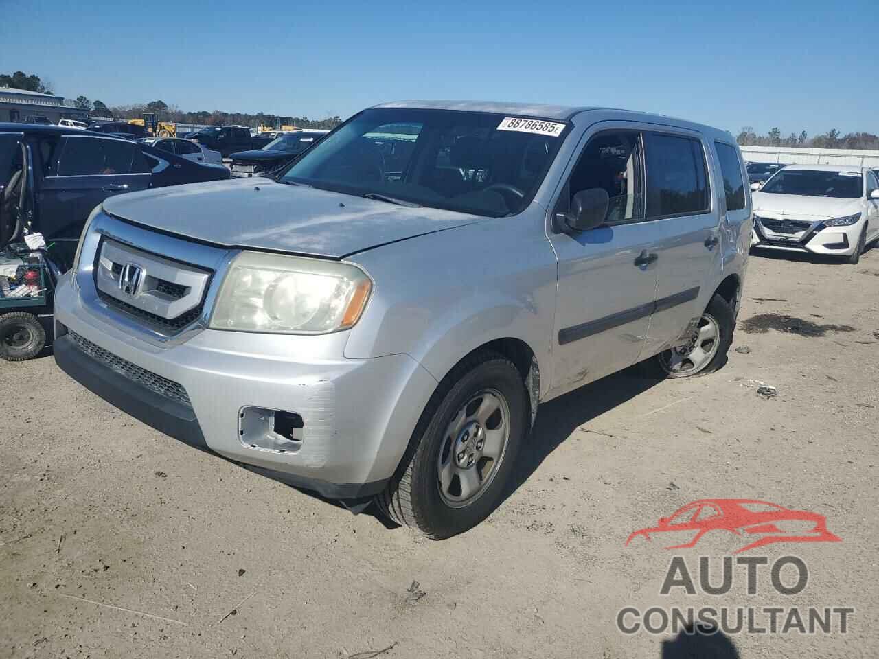 HONDA PILOT 2009 - 5FNYF38279B010841