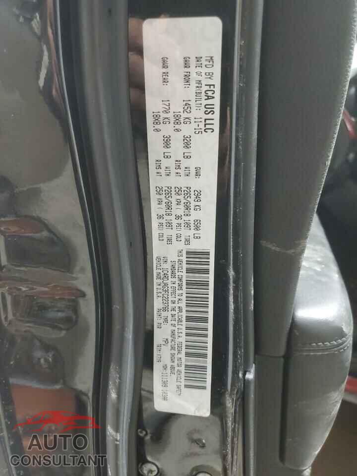 DODGE DURANGO 2015 - 1C4RDJAG3FC223766