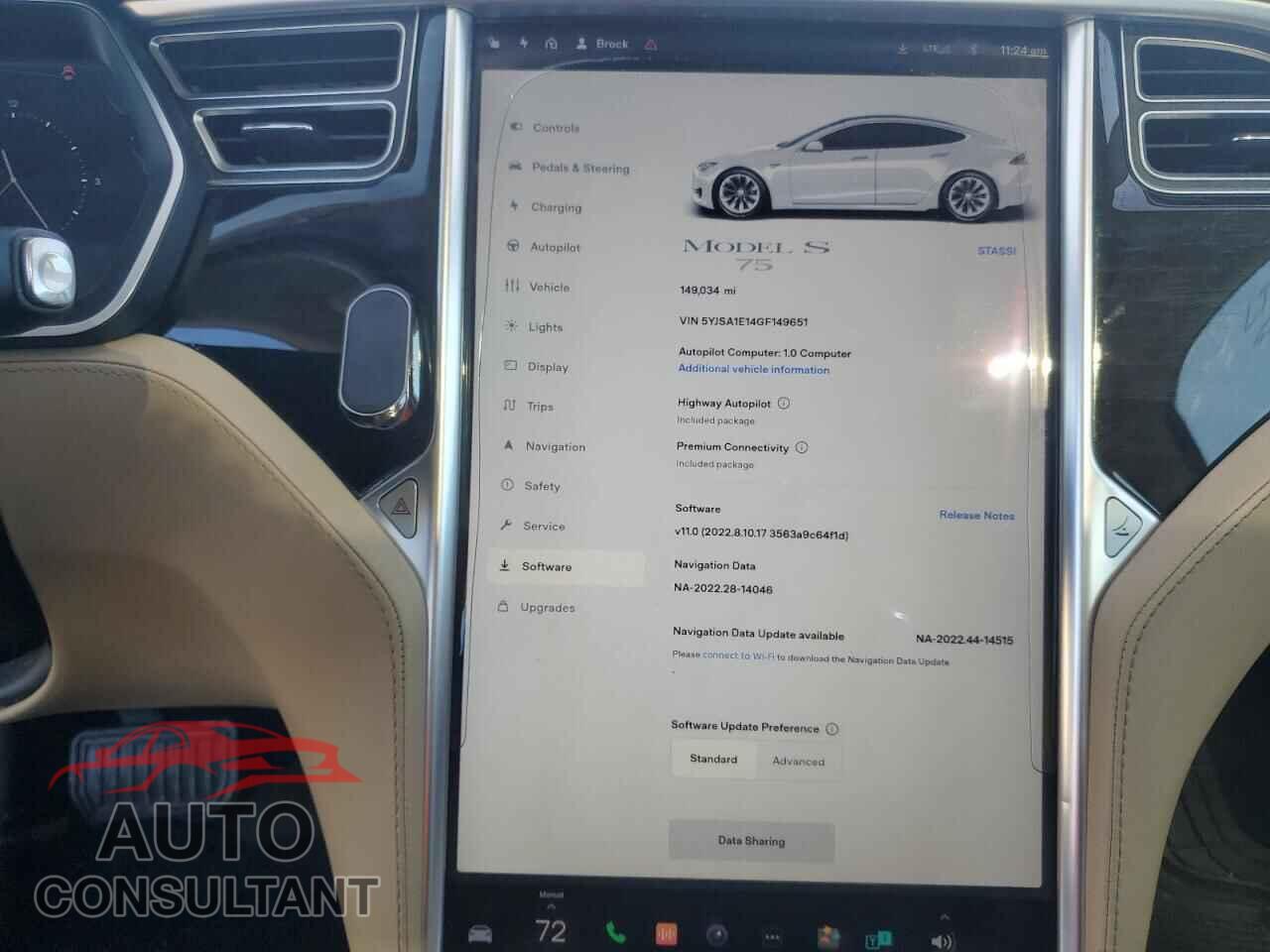 TESLA MODEL S 2016 - 5YJSA1E14GF149651