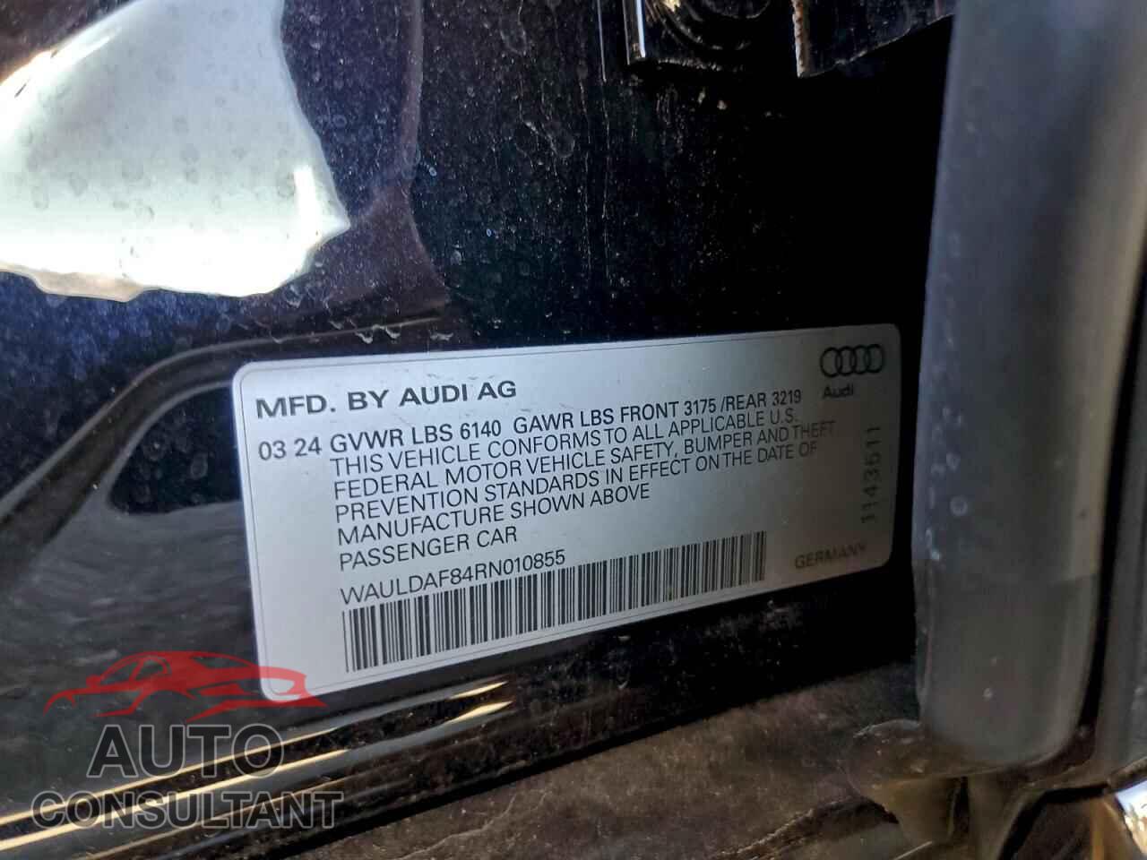 AUDI A8 2024 - WAULDAF84RN010855