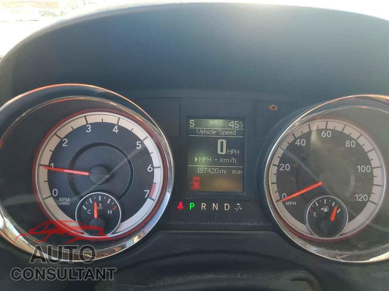 DODGE CARAVAN 2012 - 2C4RDGDG7CR172886