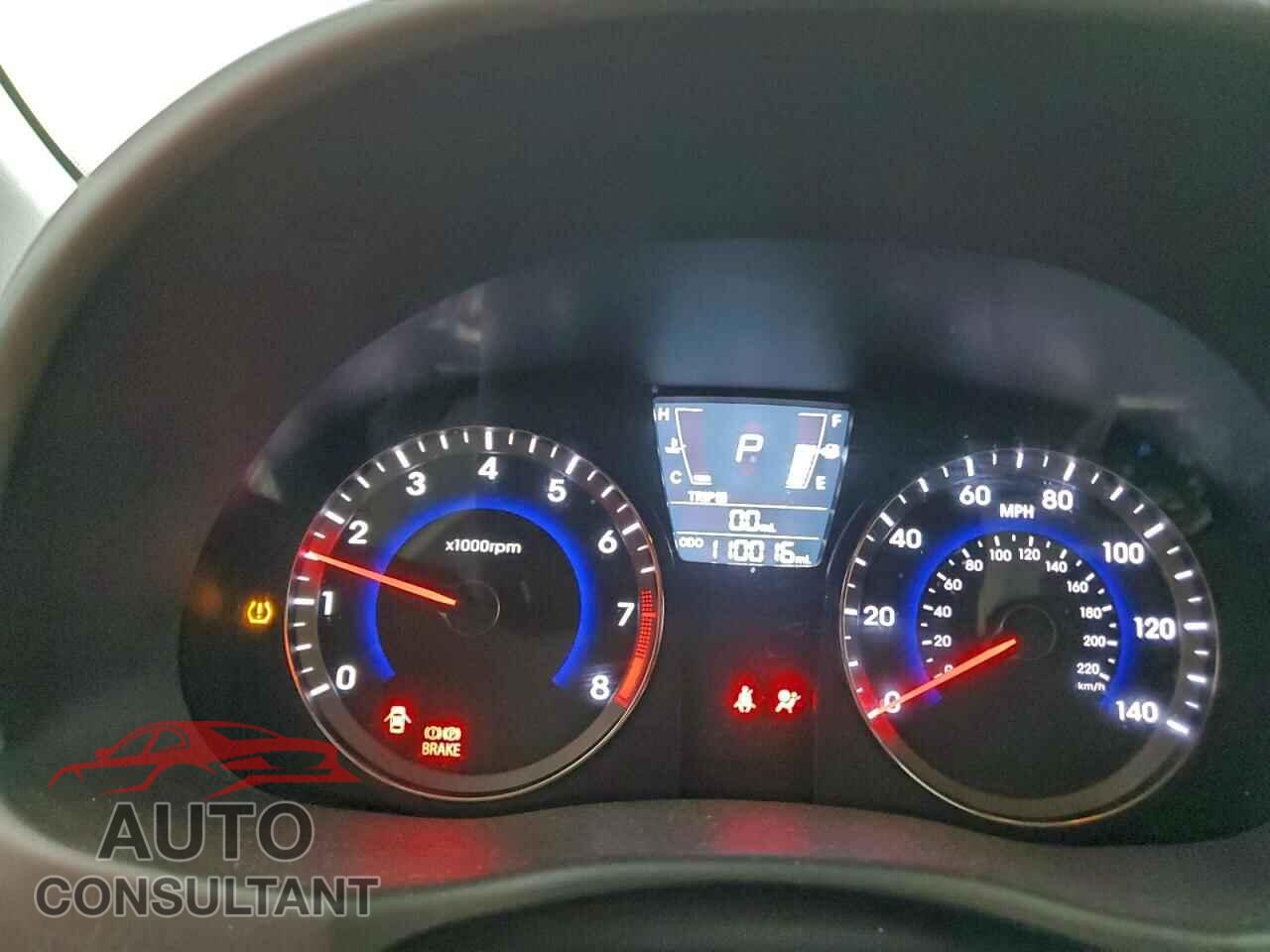 HYUNDAI ACCENT 2014 - KMHCU4AE0EU615761