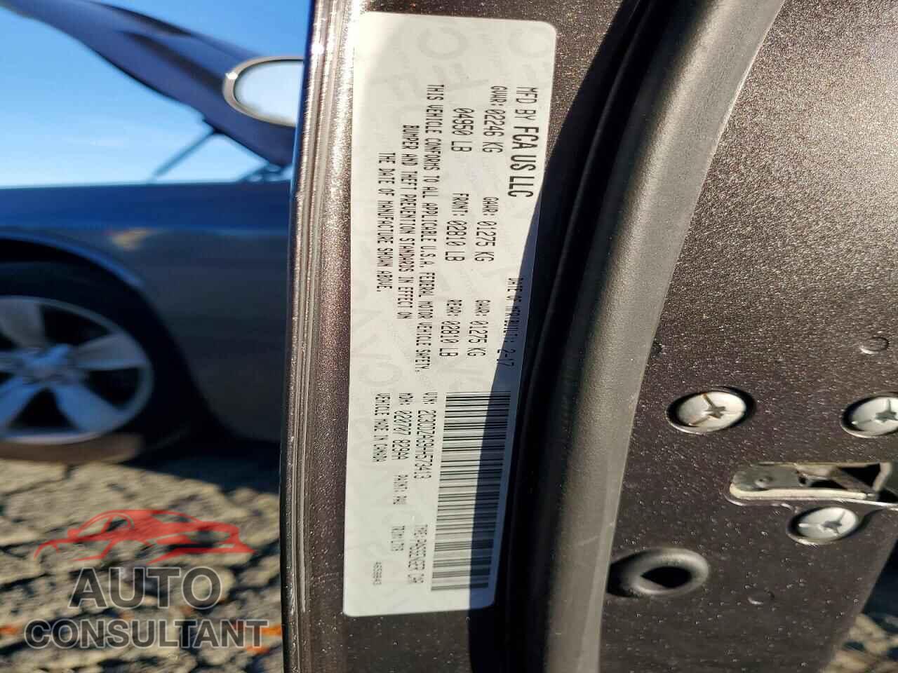 DODGE CHALLENGER 2017 - 2C3CDZAG9HH573413